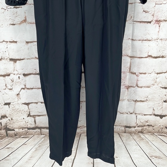 ✨VTG✨Joan Walters Petites Sequin 80’s Glam Jumpsuit, Size M - Picture 8 of 13